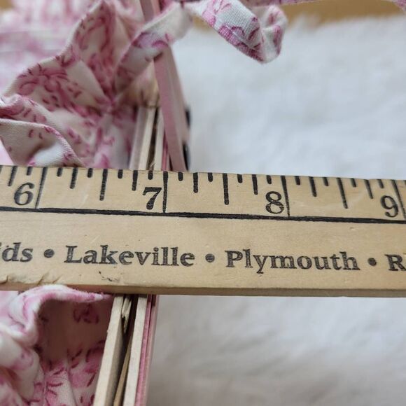 Longaberger Horizon of Hope Rosebud Basket w/ Liner, Tie-On and Protector - Picture 8 of 11